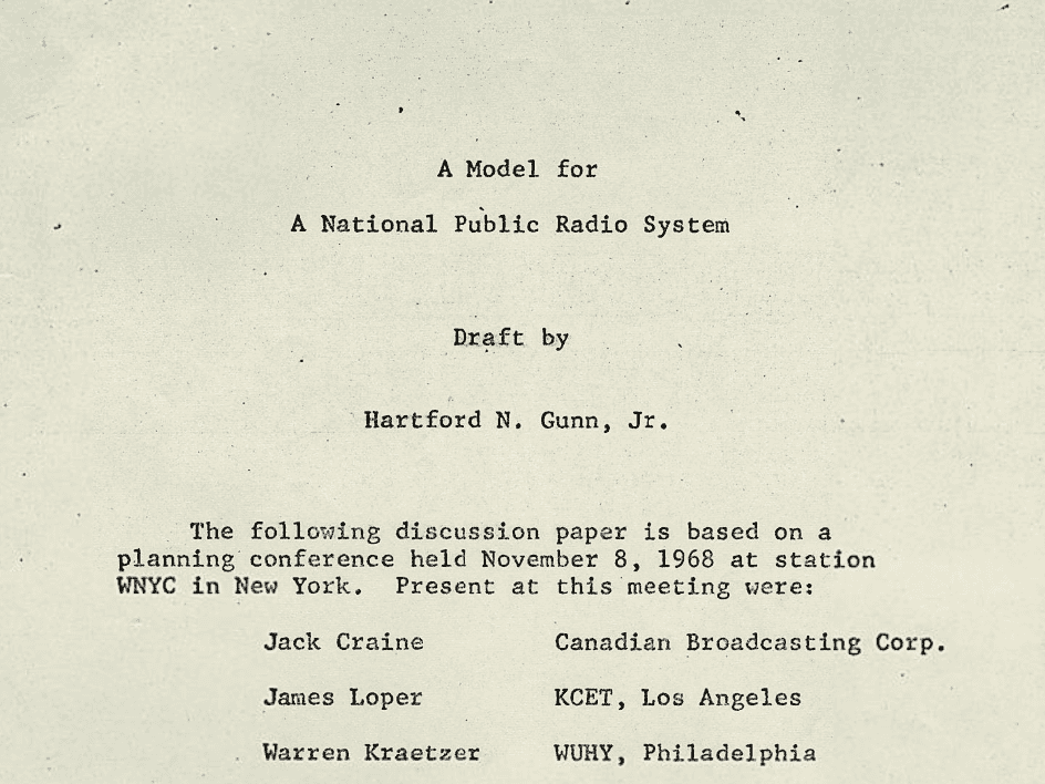 A Model for a National Public Radio System, Hartford N. Gunn, Jr. <https://www.unlockingtheairwaves.org/document/naeb-b093-f02/#131>